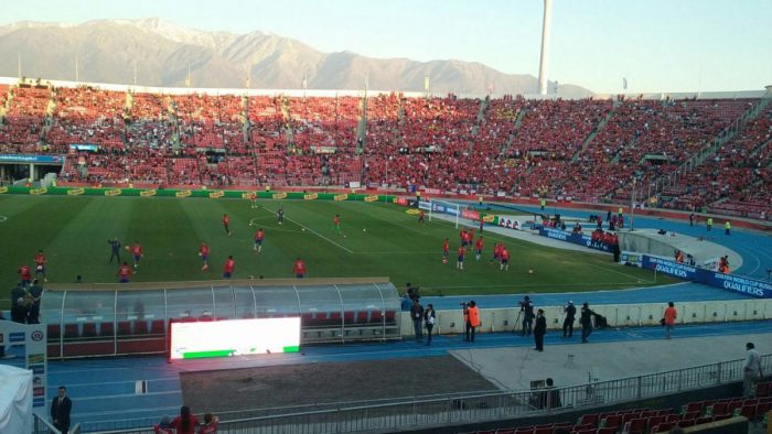 La Roja no podrá jugar los próximos dos duelos oficiales en el Estadio Nacional para eliminatorias Rusia 2018 La Roja no podrá jugar los próximos dos duelos oficiales en el Estadio Nacional para eliminatorias Rusia 2018
