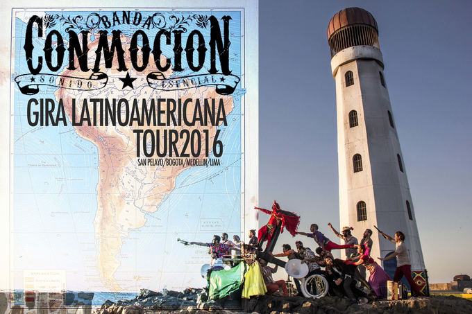 Banda Conmoción apela a los fans para gira latinoamericana Banda Conmoción apela a los fans para gira latinoamericana