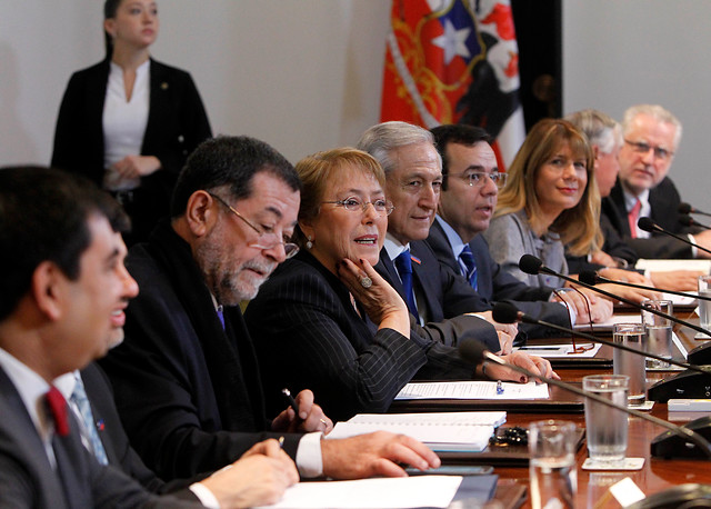 Fallo del TC marca consejo de gabinete encabezado por Bachelet Fallo del TC marca consejo de gabinete encabezado por Bachelet