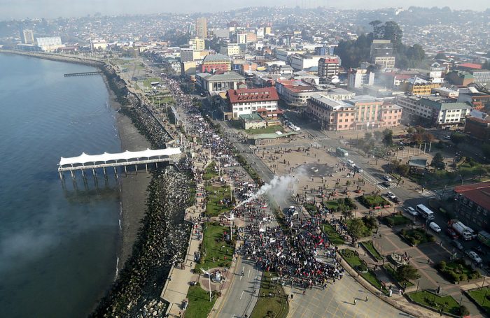 Portomontinos también se manifestaron a favor de las demandas de los pescadores de Chiloé Portomontinos también se manifestaron a favor de las demandas de los pescadores de Chiloé
