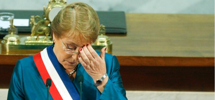El amargo 21 de mayo de Bachelet El amargo 21 de mayo de Bachelet