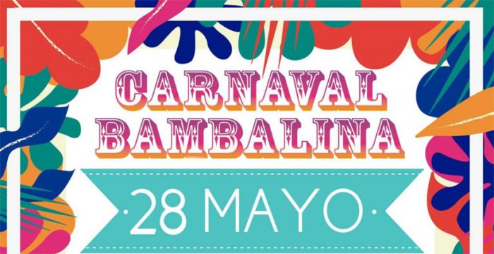 Carnaval Bambalina en Biblioteca de Santiago, 28 de mayo. Entrada liberada. Carnaval Bambalina en Biblioteca de Santiago, 28 de mayo. Entrada liberada.