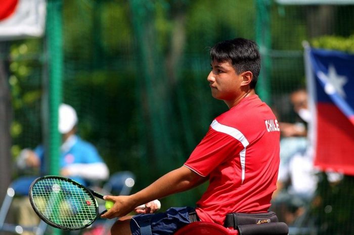 Tenista paralímpico chileno Alexander Cataldo es número uno del ranking junior Tenista paralímpico chileno Alexander Cataldo es número uno del ranking junior