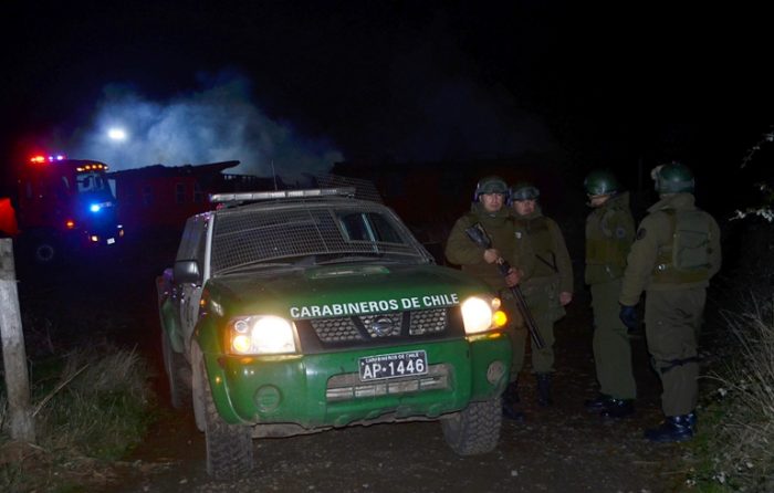 Nuevo ataque incendiario afecta región de La Araucanía Nuevo ataque incendiario afecta región de La Araucanía