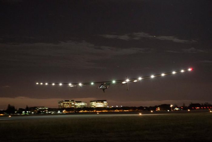Avión solar “Impulse” completa otra etapa desde San Francisco hasta Arizona Avión solar