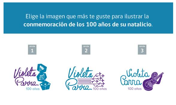 Invitan a elegir el Sello con el que se conmemorarán los 100 años del natalicio de Violeta Parra Invitan a elegir el Sello con el que se conmemorarán los 100 años del natalicio de Violeta Parra