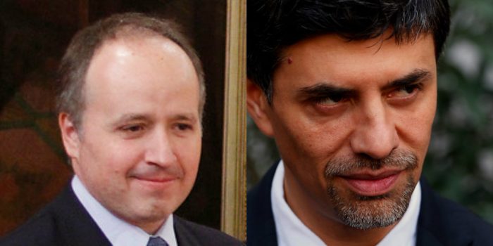 Jorge Insunza y el vocero Marcelo Díaz: los delfines políticos de Enrique Correa Jorge Insunza y el vocero Marcelo Díaz: los delfines políticos de Enrique Correa