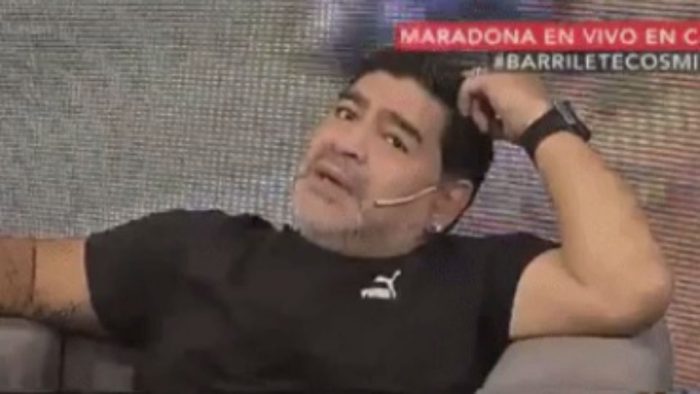 [VIDEO] Maradona le mete presión a la final: 