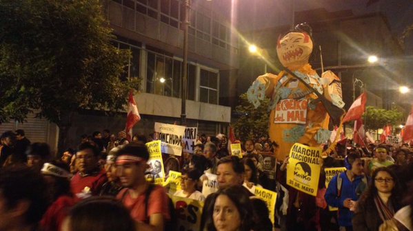Perú: multitudinaria marcha en rechazo a candidatura de Keiko Fujimori Perú: multitudinaria marcha en rechazo a candidatura de Keiko Fujimori