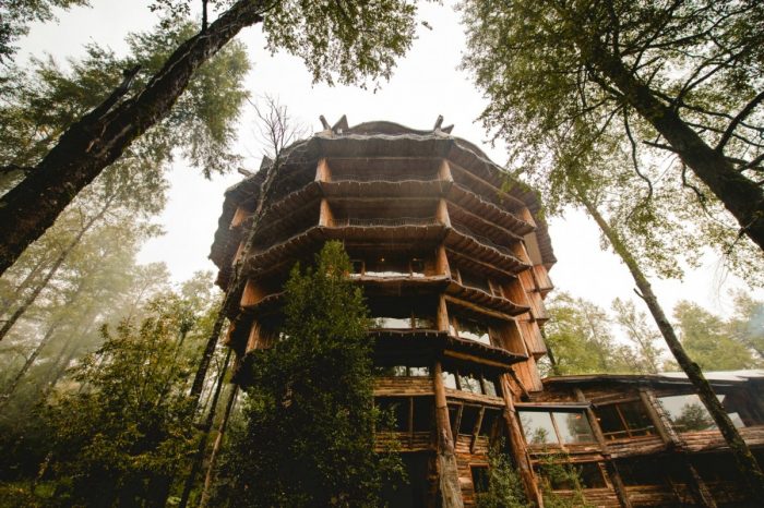 Huilo Huilo, una oportunidad para alojar en uno de los lugares “más inusuales” del mundo Huilo Huilo, una oportunidad para alojar en uno de los lugares