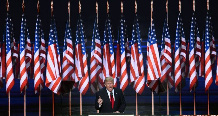 Trump promete “ley y orden” para restaurar la grandeza de Estados Unidos Trump promete