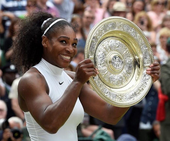 Serena Williams vuelve a reinar en Wimbledon e iguala el récord de Steffi Graf Serena Williams vuelve a reinar en Wimbledon e iguala el récord de Steffi Graf