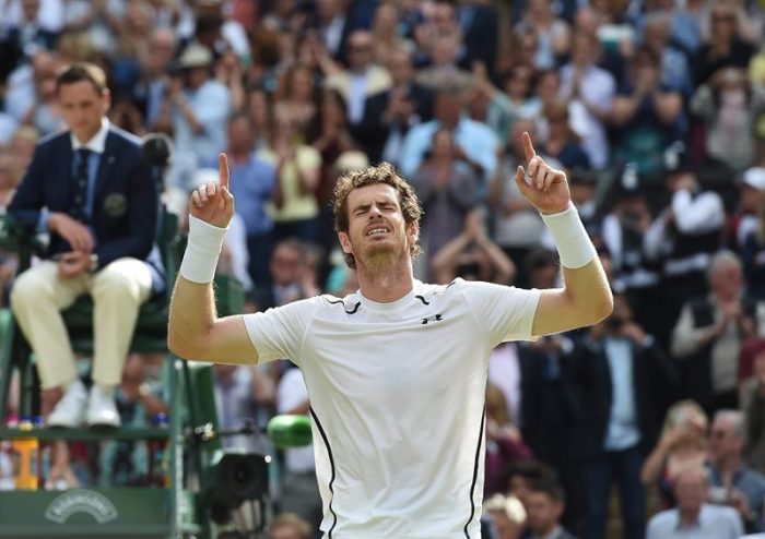Andy Murray gana Wimbledon por segunda vez tras derrotar a Milos Raonic Andy Murray gana Wimbledon por segunda vez tras derrotar a Milos Raonic