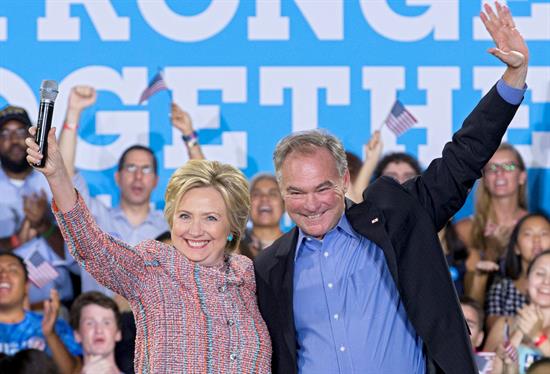 Hillary Clinton anuncia al senador Tim Kaine como su formula vicepresidencial Hillary Clinton anuncia al senador Tim Kaine como su formula vicepresidencial