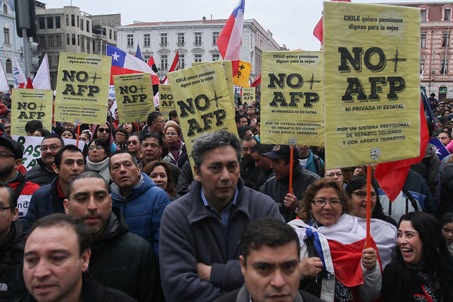 La marcha contra las AFP y el poder (dormido) de la gente La marcha contra las AFP y el poder (dormido) de la gente