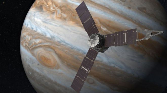 La arriesgada maniobra que decidirá el futuro de Juno en su intento por orbitar Júpiter La arriesgada maniobra que decidirá el futuro de Juno en su intento por orbitar Júpiter