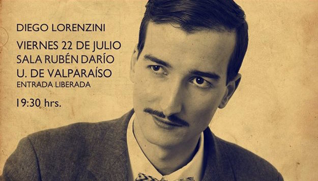 Concierto de Diego Lorenzini en Centro de Extensión de la Universidad de Valparaíso, 22 de julio. Entrada liberada Concierto de Diego Lorenzini en Centro de Extensión de la Universidad de Valparaíso, 22 de julio. Entrada liberada