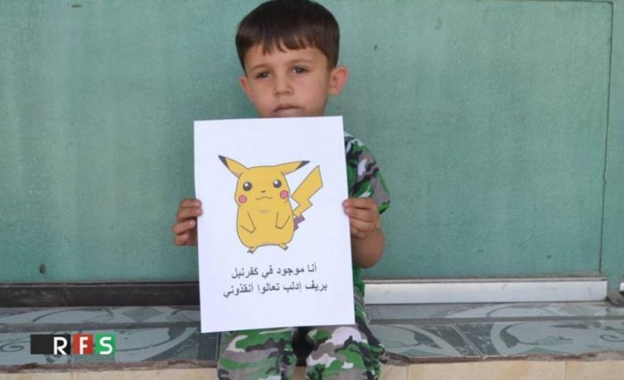 “Ven a salvarme”: la campaña a lo Pokémon GO que pide el rescate de los niños en Siria