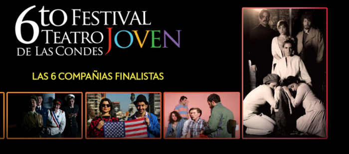 Sexto Festival de Teatro Joven de Las Condes en Teatro Municipal de Las Condes, del 2 y 7 de Agosto Sexto Festival de Teatro Joven de Las Condes en Teatro Municipal de Las Condes, del 2 y 7 de Agosto