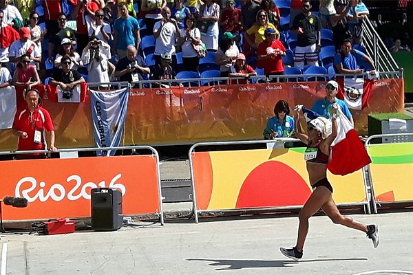Érika Olivera se despide de los Juegos Olímpicos haciendo historia