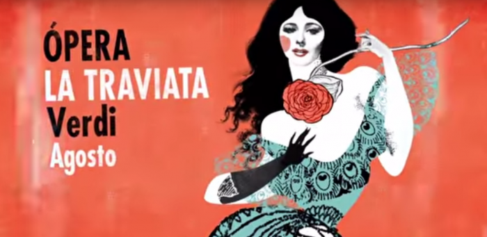 Ópera La Traviata de G. Verdi en Teatro Municipal de Santiago, del 13 al 25 de agosto