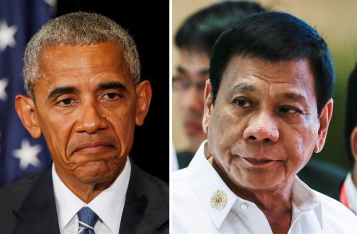 Presidente de Filipinas se disculpa por haber llamado «hijo de puta» a Obama Presidente de Filipinas se disculpa por haber llamado