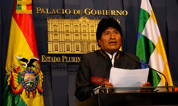 Evo Morales no da tregua y dice que ha puesto a Chile “en su lugar” Evo Morales no da tregua y dice que ha puesto a Chile