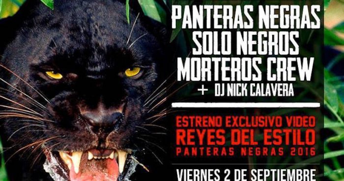 Lanzamiento gira internacional “Reyes de la Junga” de Panteras Negras en Centro Arte Alameda, 2 de septiembre