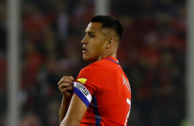 Alexis Sánchez no jugará contra Colombia este jueves Alexis Sánchez no jugará contra Colombia este jueves