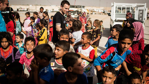 El viaje de Ewan McGregor a los campos de desplazados en el norte de Irak El viaje de Ewan McGregor a los campos de desplazados en el norte de Irak