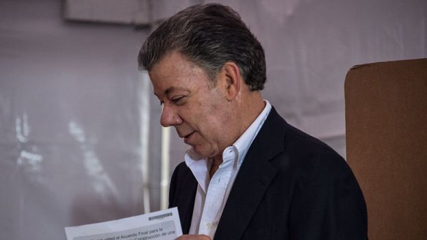 Colombia: Santos pierde plebiscito y se cae histórico acuerdo de paz con las FARC Colombia: Santos pierde plebiscito y se cae histórico acuerdo de paz con las FARC