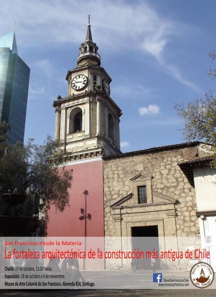 Charla sobre la Iglesia San Francisco en Museo de Arte Colonial San Francisco, 19 de octubre. Entrada liberada Charla sobre la Iglesia San Francisco en Museo de Arte Colonial San Francisco, 19 de octubre. Entrada liberada