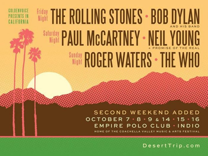 Arranca «Desert Trip», el festival que reúne a las estrellas de la época dorada del rock Arranca