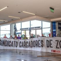 [FOTOS] Trabajadores de la Zona Franca de Iquique reclaman reconocimiento laboral