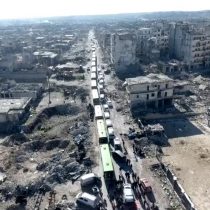 [VIDEO] Testigo registra en 360° la destrucción de un barrio del este de Alepo en Siria