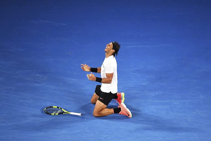 Nadal vence a Dimitrov en un partido épico y se cita con Federer en la final Nadal vence a Dimitrov en un partido épico y se cita con Federer en la final