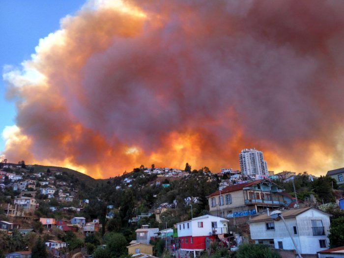 Incendio en Valparaíso: 