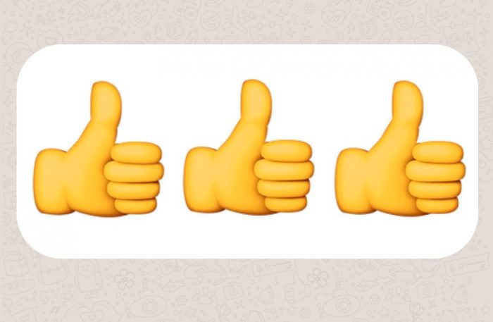 Pulgares arriba para los emojis Pulgares arriba para los emojis