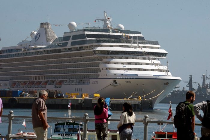 Trabajadores portuarios en huelga bloquearon el desembarco de turistas en dos cruceros Trabajadores portuarios en huelga bloquearon el desembarco de turistas en dos cruceros