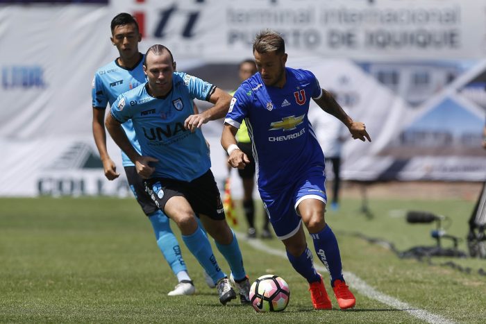 La U no sale del Hoyos: Universidad de Chile, con dos jugadores menos, cae ante Deportes Iquique La U no sale del Hoyos: Universidad de Chile, con dos jugadores menos, cae ante Deportes Iquique
