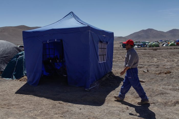 Crecen las tensiones en huelga de Minera Escondida durante el fin de semana Crecen las tensiones en huelga de Minera Escondida durante el fin de semana