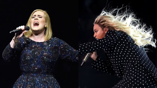 Adele vs Beyoncé: ¿quién ganará la batalla de las divas de la música pop que marcará los Grammy 2017? Adele vs Beyoncé: ¿quién ganará la batalla de las divas de la música pop que marcará los Grammy 2017?