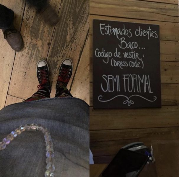 El dress code del restaurant Baco, ¿era Baco un dios cartucho? El dress code del restaurant Baco, ¿era Baco un dios cartucho?
