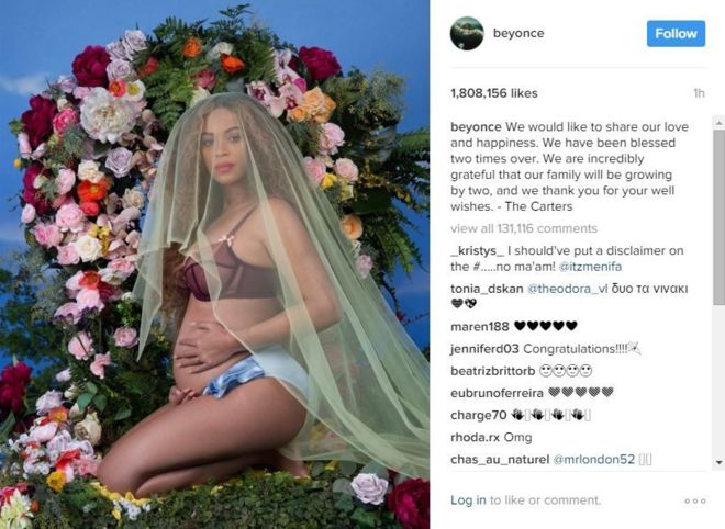 Beyoncé y el auge de las fotografías de embarazadas