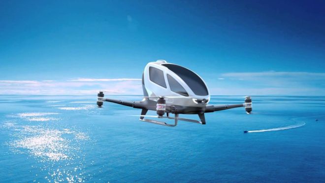 ¿Cómo funcionará eHang 184, el primer dron de pasajeros del mundo?