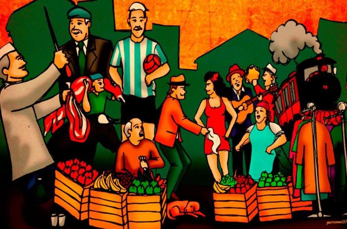 Ruta patrimonial «La ruta brava del Matadero» en Barrio Matadero Franklin Ruta patrimonial «La ruta brava del Matadero» en Barrio Matadero Franklin