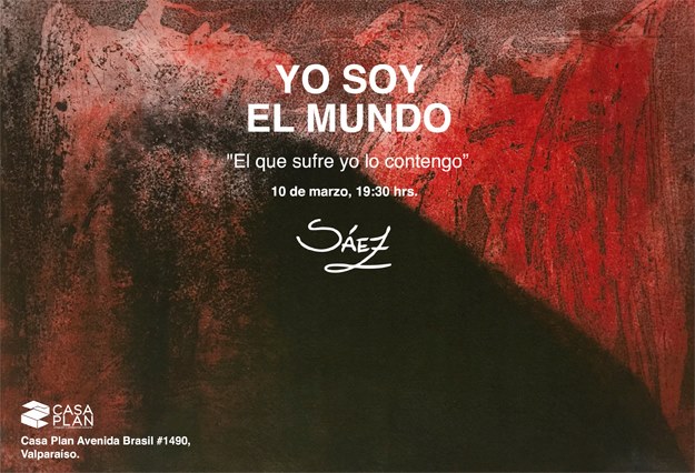 Exposición «Yo soy el mundo» de Pamela Sáez en galería CasaPlan, Valparaíso