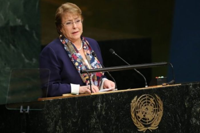 Bachelet pide ingreso de Chile al Consejo de Derechos Humanos de ONU