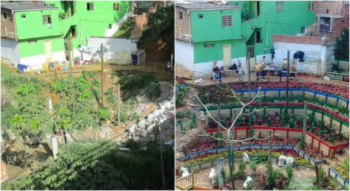 Medellín transforma 130 basurales en jardines públicos