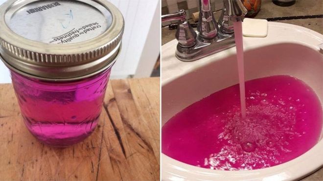 Onoway, el pequeño pueblo de Canadá donde el agua de la llave salió de color rosa fluorescente Onoway, el pequeño pueblo de Canadá donde el agua de la llave salió de color rosa fluorescente